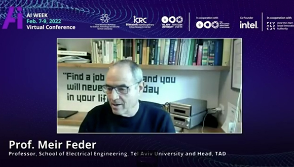 AI WEEK FEB. 7-9, 2022 Virtual Conference, Prof. Meir Feder